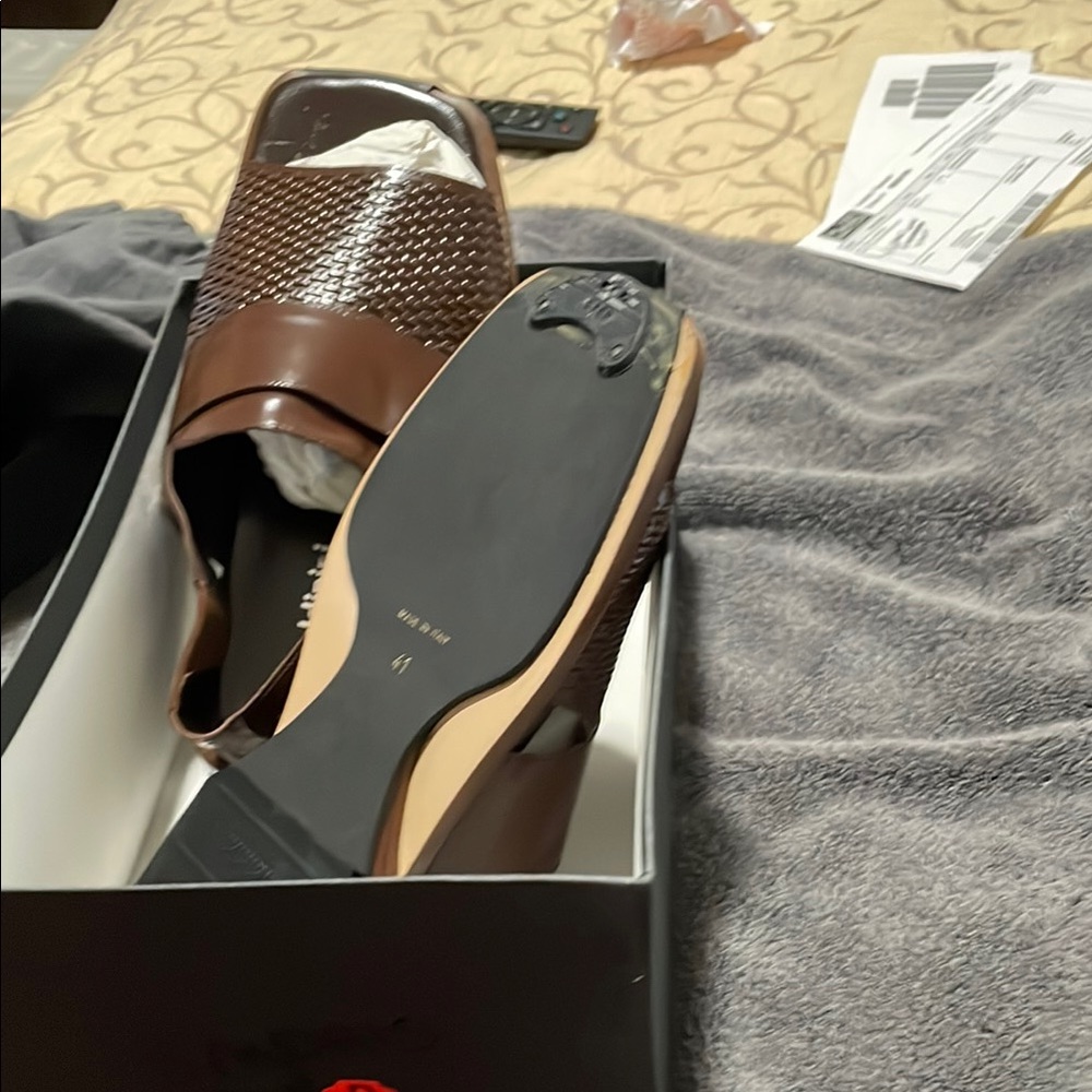 Men's Brown Leather Loafers